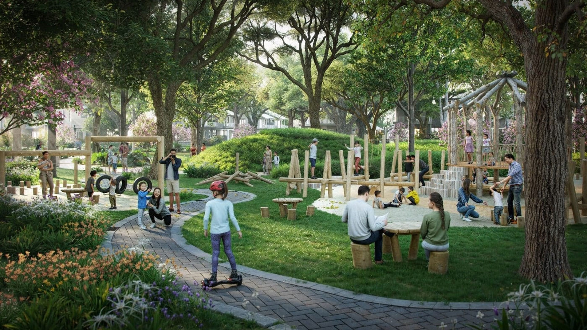 Cây xanh và Cảnh quan Alluvia City Văn Giang Hưng Yên 6