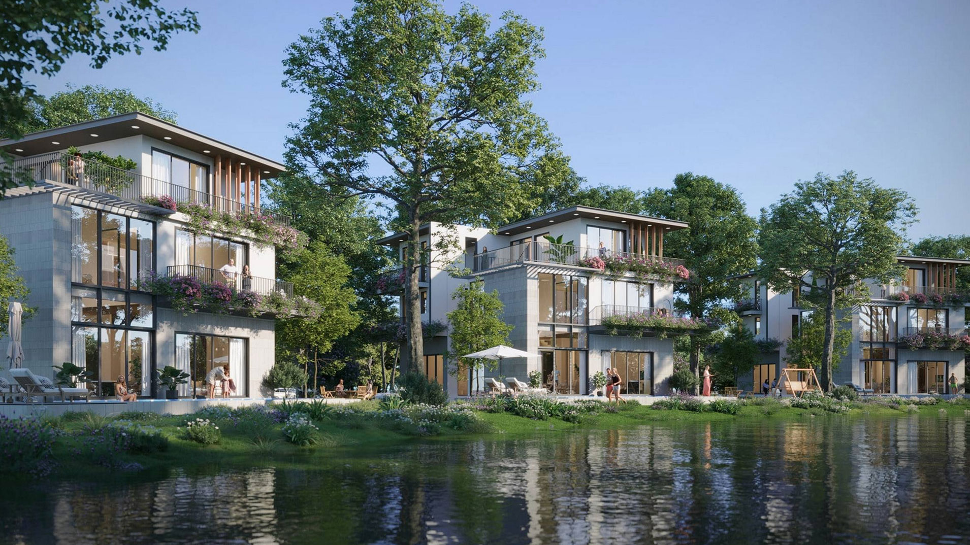 Cây xanh và Cảnh quan Alluvia City Văn Giang Hưng Yên 7