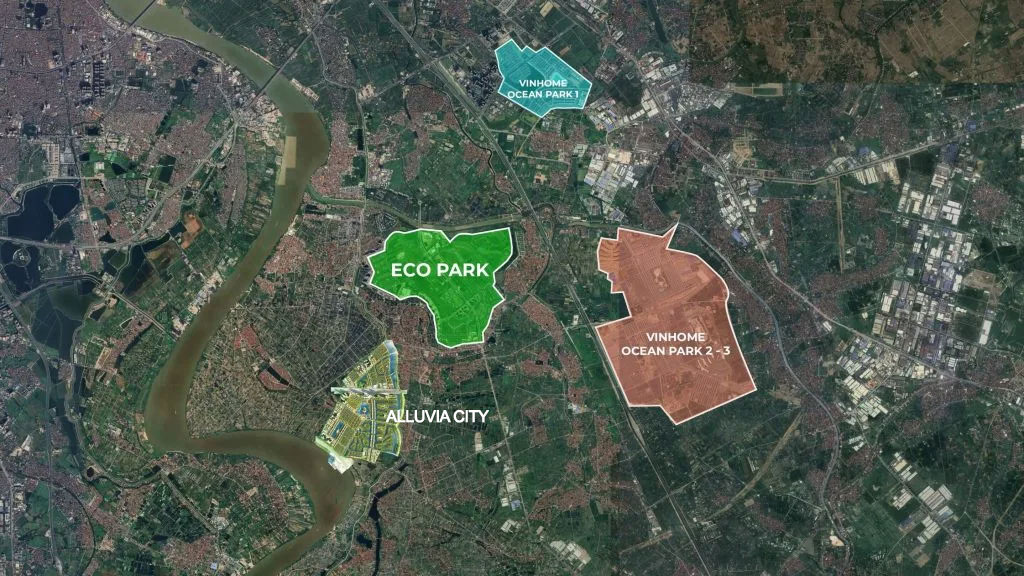 So sánh Alluvia City – Ecopark – Vinhomes Ocean Park: Dự án nào đáng giá nhất ở phía Đông Hà Nội? 2