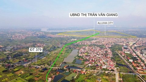 Vị trí Alluvia City Văn Giang