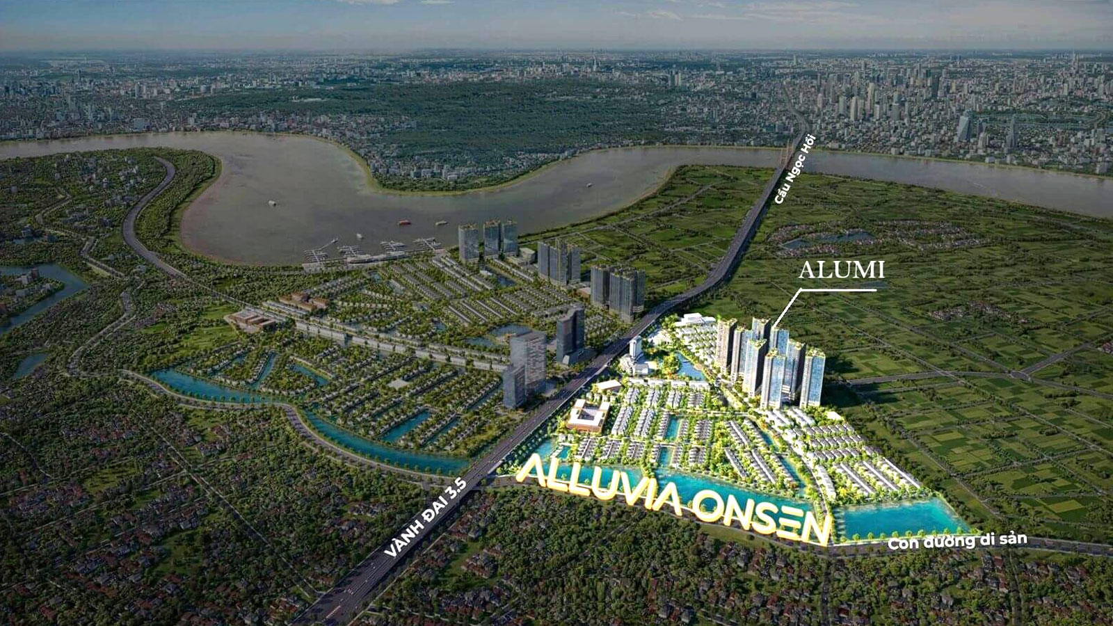 VỊ TRÍ CHUNG CƯ ALUMI – TÂM ĐIỂM KẾT NỐI, ĐÒN BẨY GIA TĂNG GIÁ TRỊ