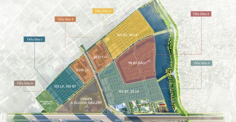 Phân khu 50 Ha - Giai đoạn 1 Alluvia City